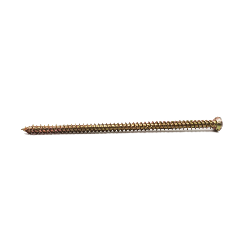 Torx 드라이브 소형 플랫 헤드 셀프 태핑 나사 노란색 아연 도금